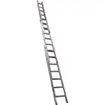 Alumīnija trepes,3 posmi, (H=3,08-7,43m)